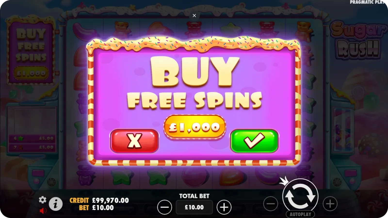 Sugar Rush Buy Bonus Round