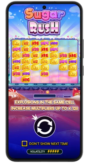 Sugar Rush Game Screen
