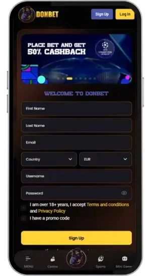 Register an account